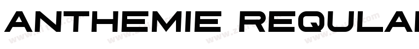 Anthemie Reqular字体转换